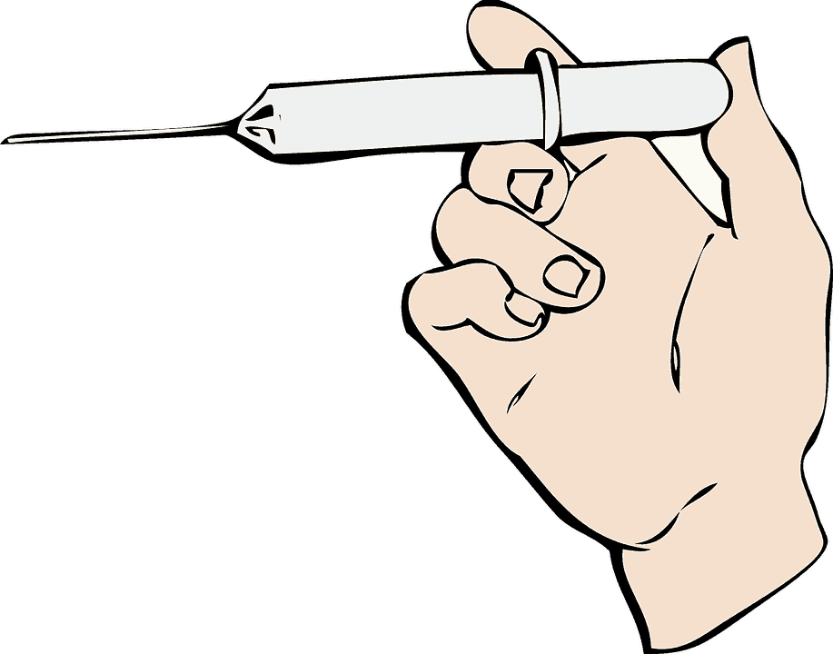 mão aplicando injeção - Diabetes mellitus